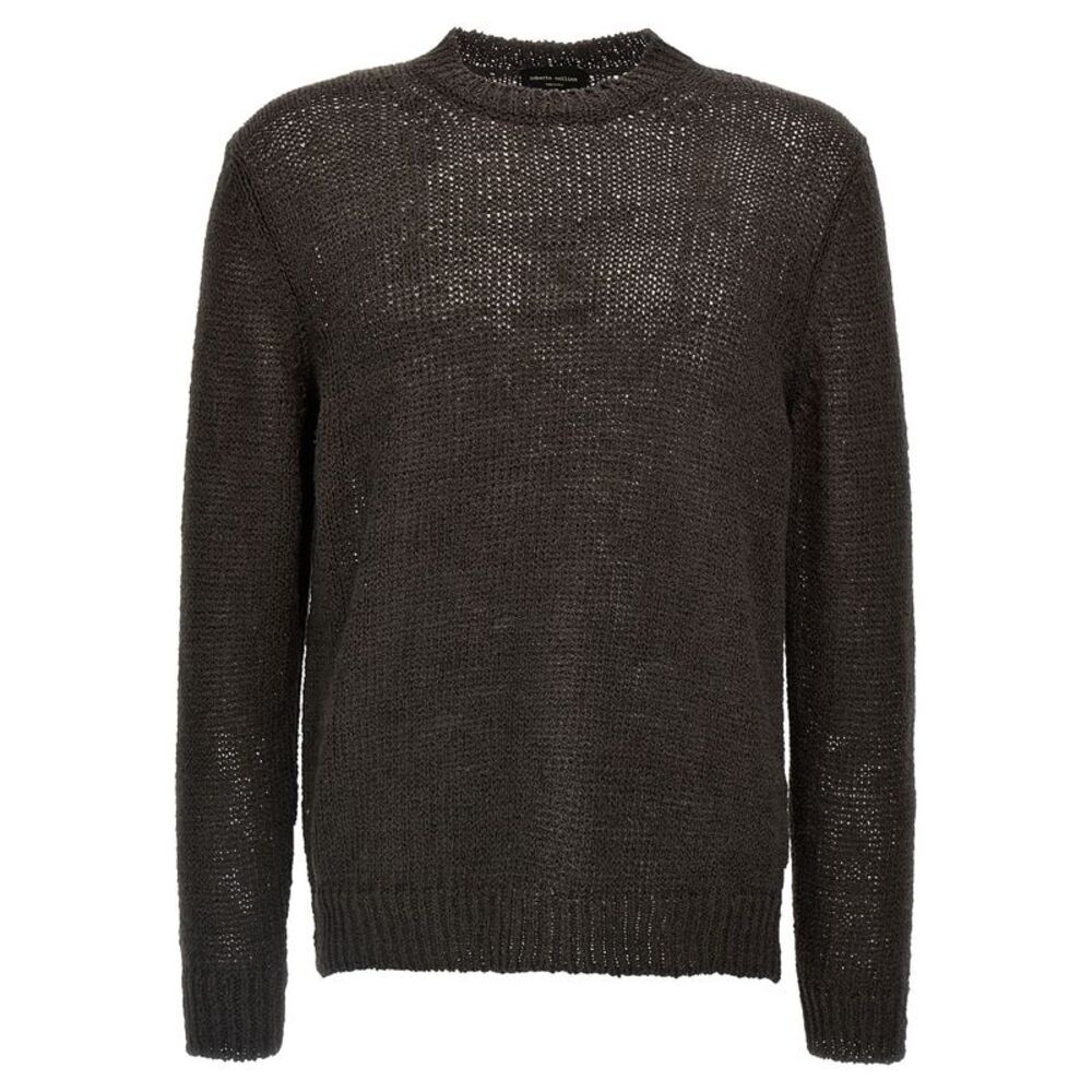 Roberto Collina Men Mesh Sweater
